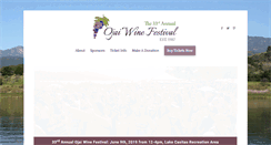 Desktop Screenshot of ojaiwinefestival.com